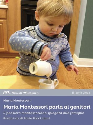 cover image of Maria Montessori parla ai genitori